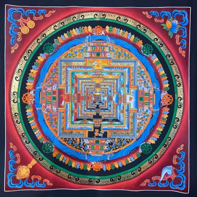 Kalchakra Mandala 60cms X 60cms