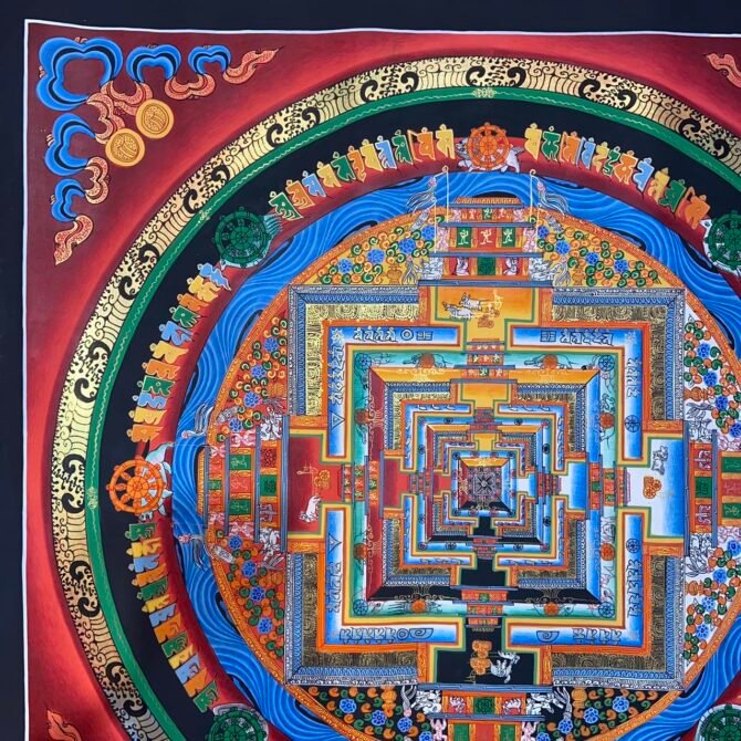 Kalchakra Mandala 60cms X 60cms - Image 5