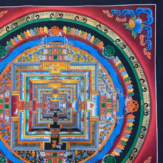 Kalchakra Mandala 60cms X 60cms - Image 4