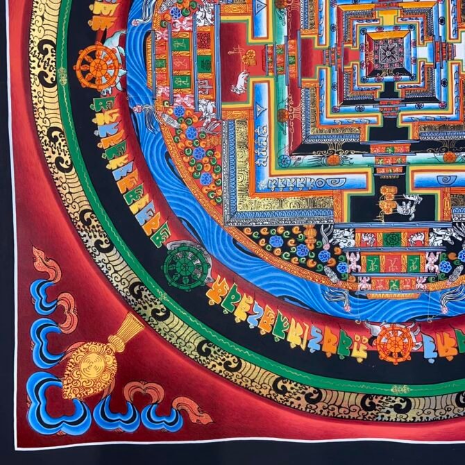 Kalchakra Mandala 60cms X 60cms - Image 6