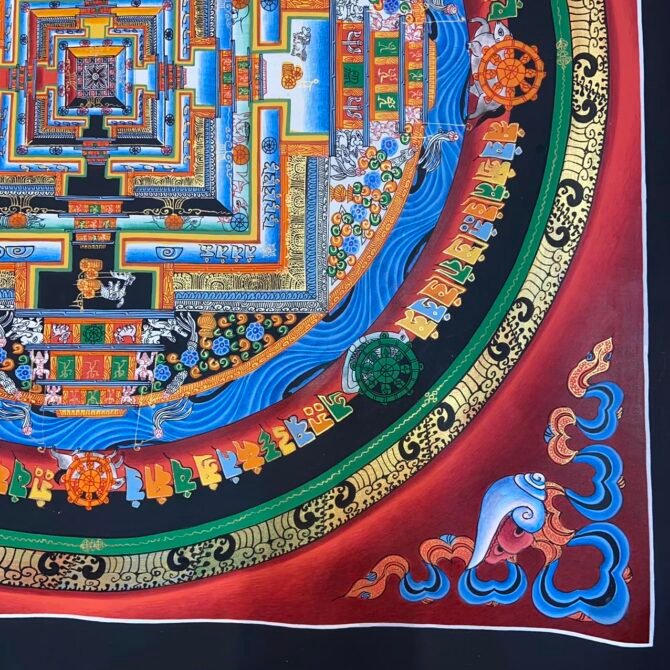Kalchakra Mandala 60cms X 60cms - Image 7