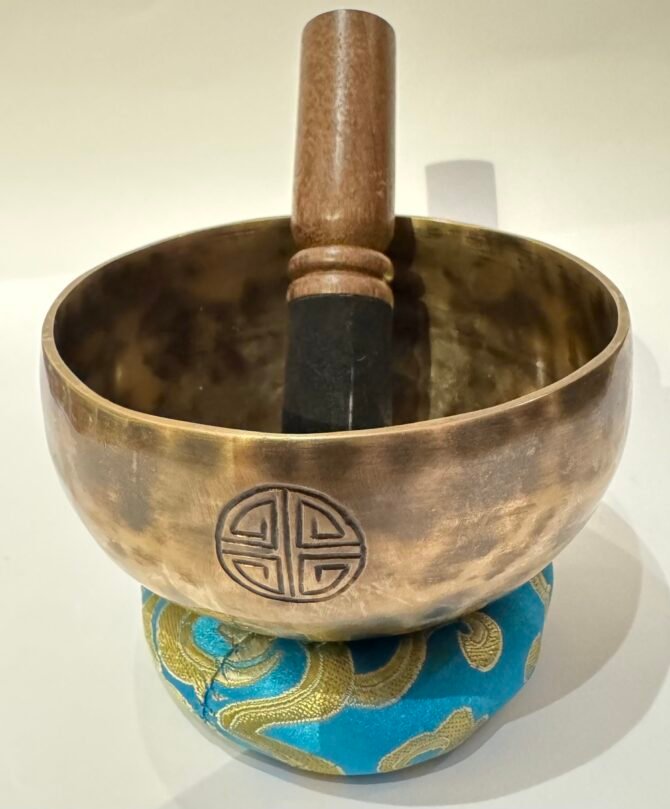Tibetan Meditation  Full Moon Bowl handmade. wait 495gm - Image 3