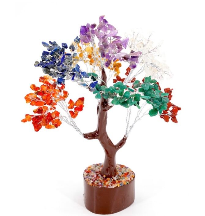 7 Chakra Stone Tree Of Life. 11inches