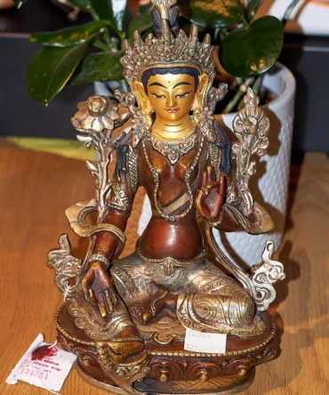 Handcrafted Brass Tara Statue – Symbol of Compassion, Protection, and Enlightenment