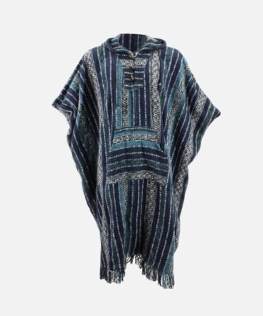 Boho Mexican Gheri Poncho  handmade Nepal