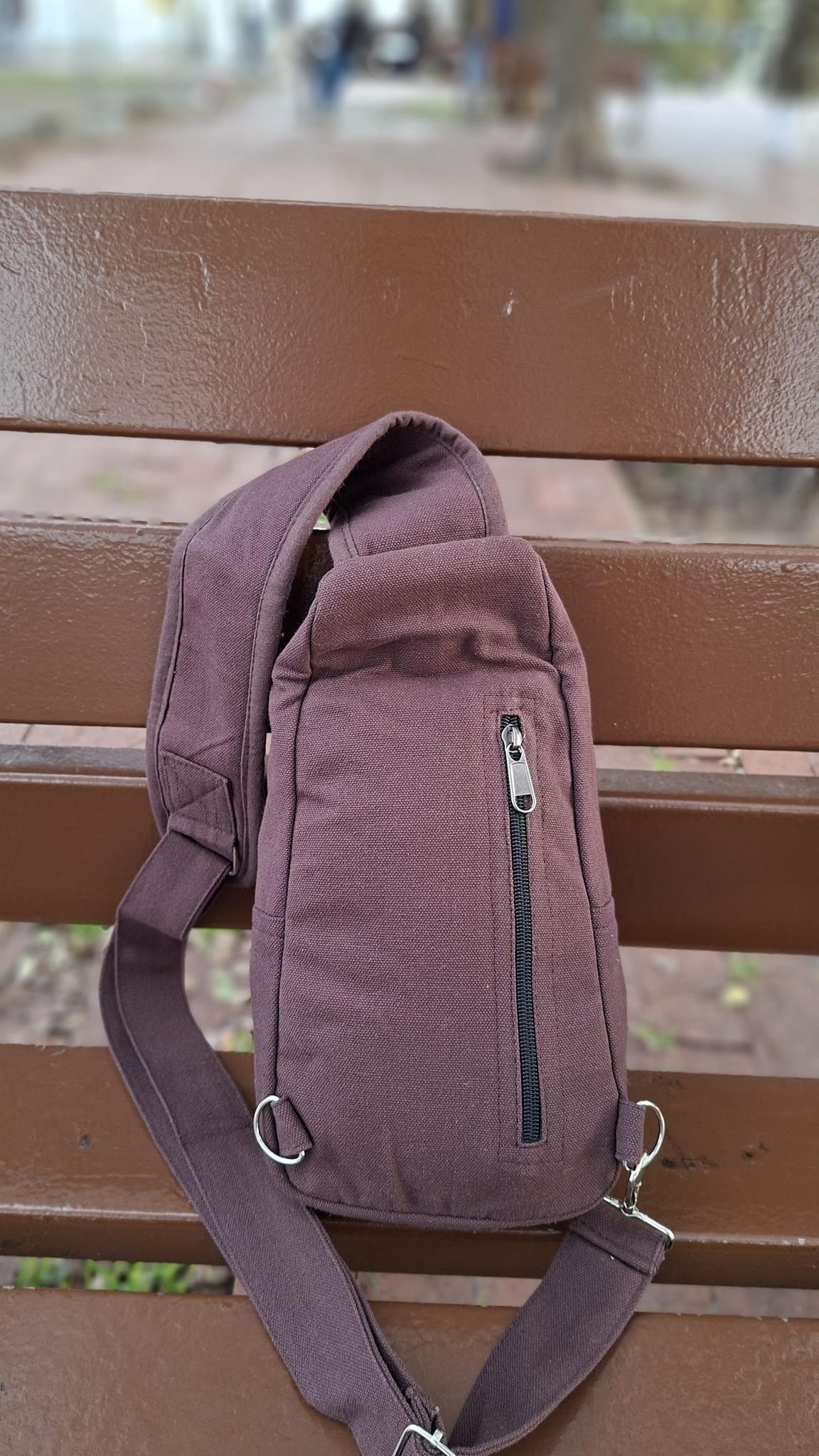 Urban Utility Canvas Sling Bag - Image 12