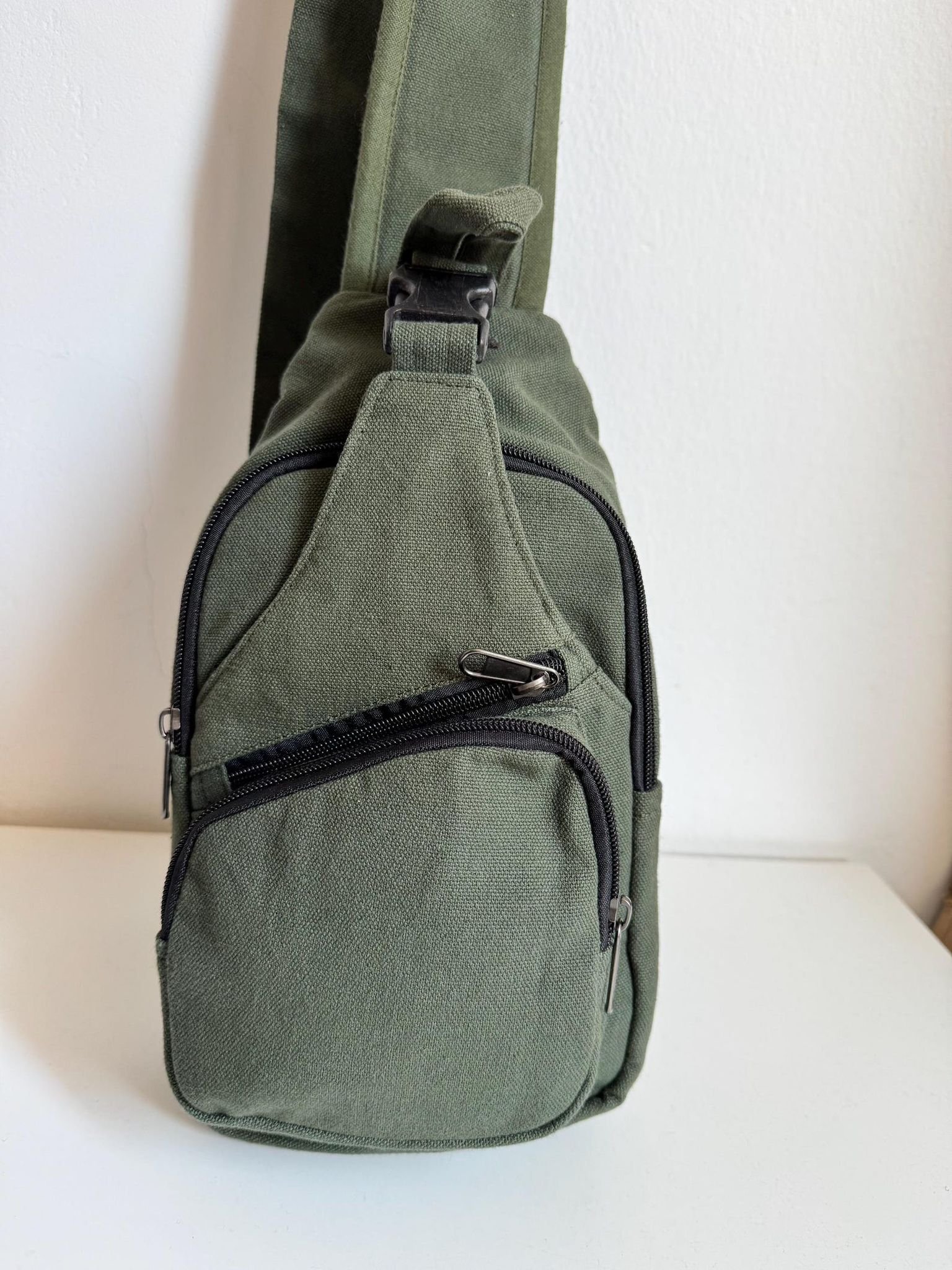 Urban Utility Canvas Sling Bag - Image 10