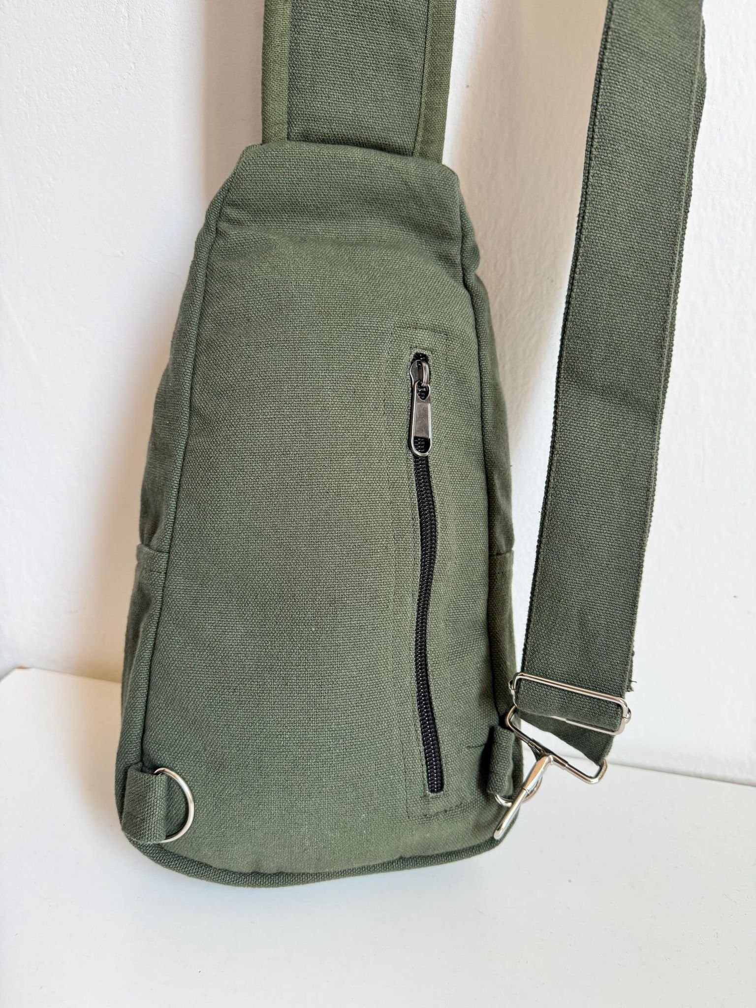 Urban Utility Canvas Sling Bag - Image 9