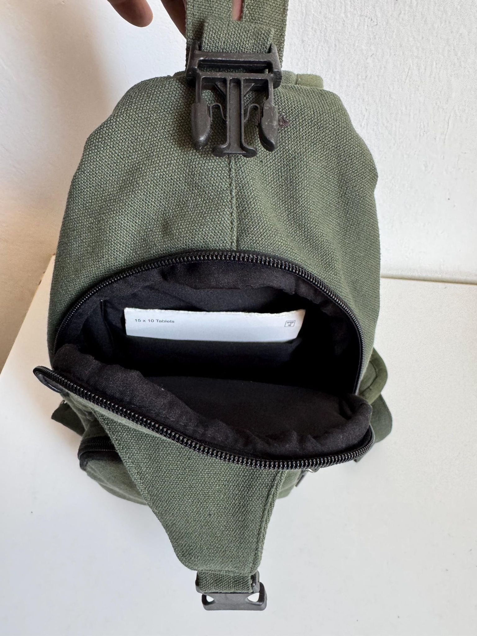 Urban Utility Canvas Sling Bag - Image 8