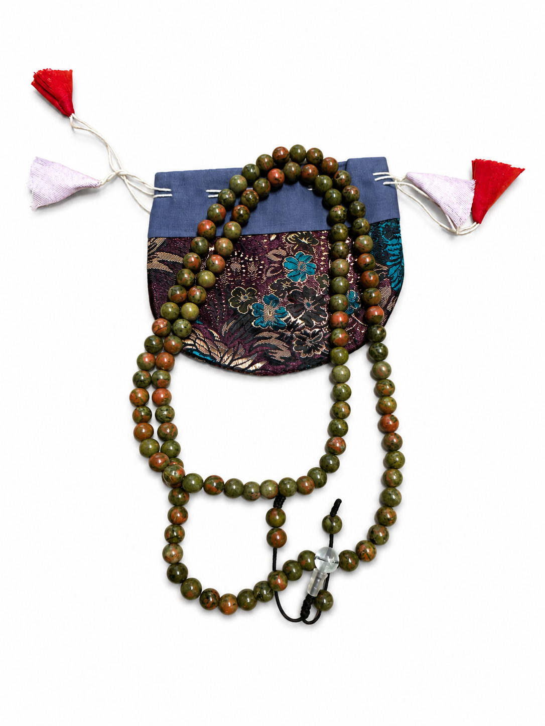 Unakite mala Yoga Meditation mala 108 Prayer Mala - Image 3