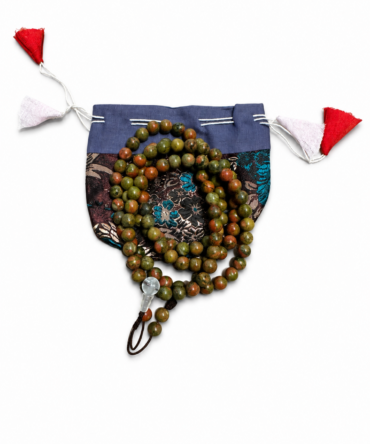 Unakite mala Yoga Meditation  mala 108 Prayer Mala