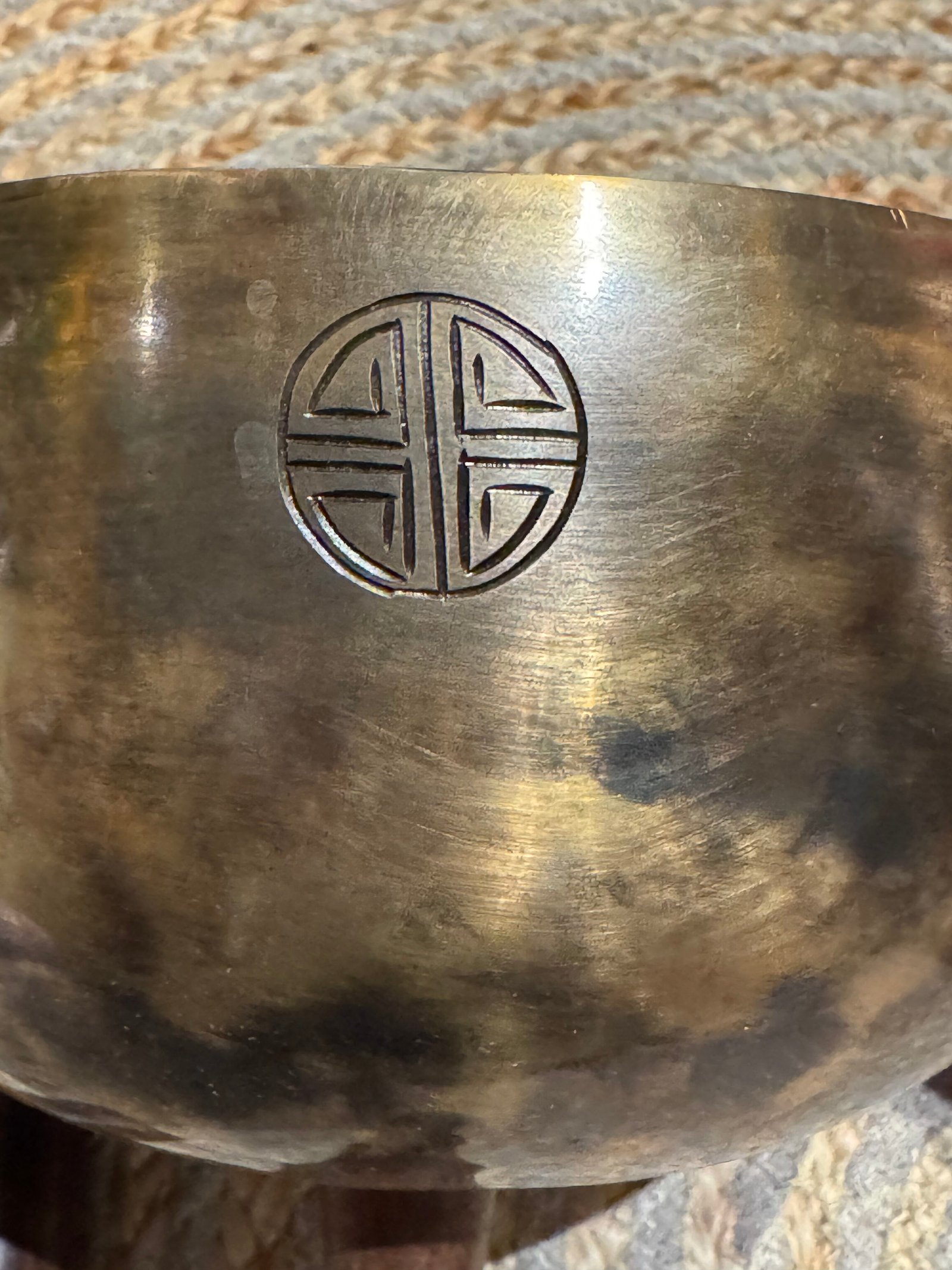 Handmade Singingbowl with Handle - Image 12